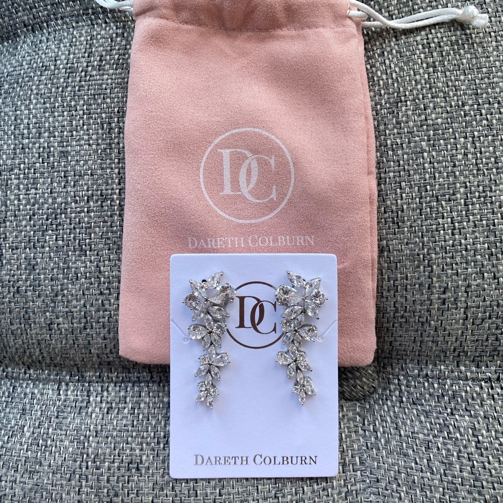 Dareth Colburn DELILAH CZ DROP EARRINGS